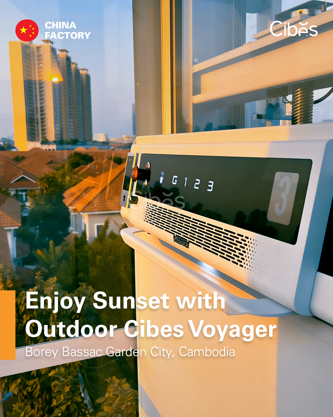 Enjoy Sunset with Outdoor Cibes Voyager